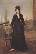 Edouard Manet Portrait de Berthe Morisot (mk40) oil painting